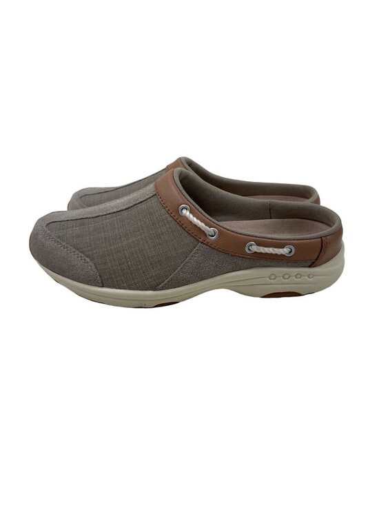 Easy Spirit Shoes - Easy Spirit Womens Travelport Casual Slip-On Mule Clogs Brown & Beige Size 7.5
